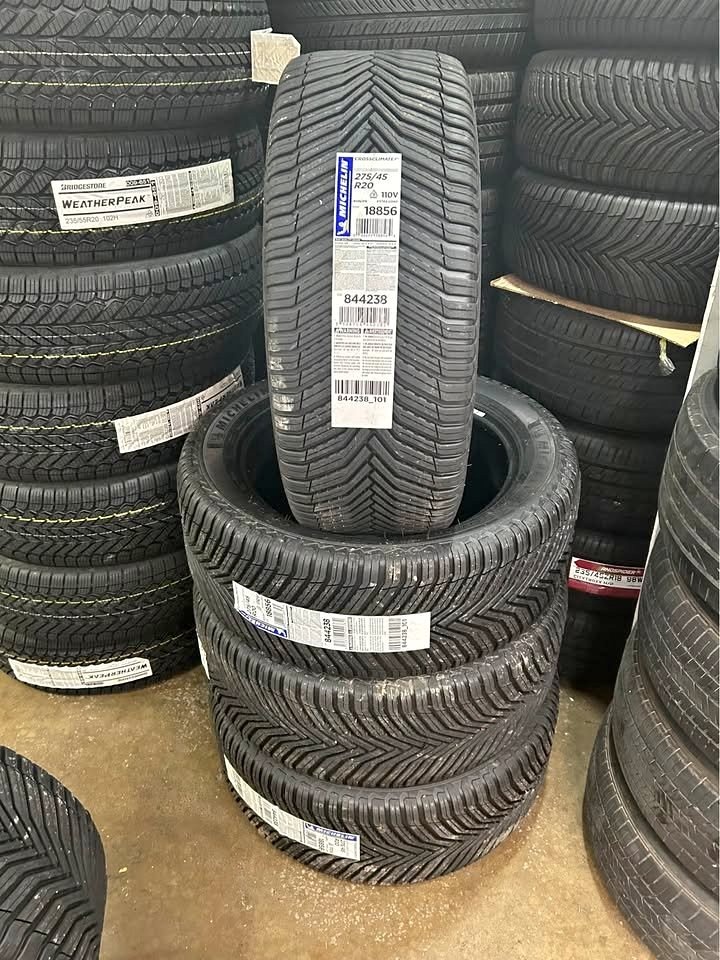 Michelin cross climate 2 275/45R20, installed and balanced