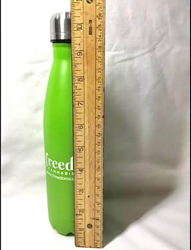 WATER BOTTLE Stainless Steel 420 green UNUSED and NEW - photo 2