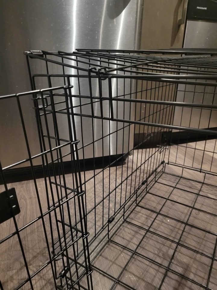 Dog crate foldable, double door, sturdy quality - photo 3