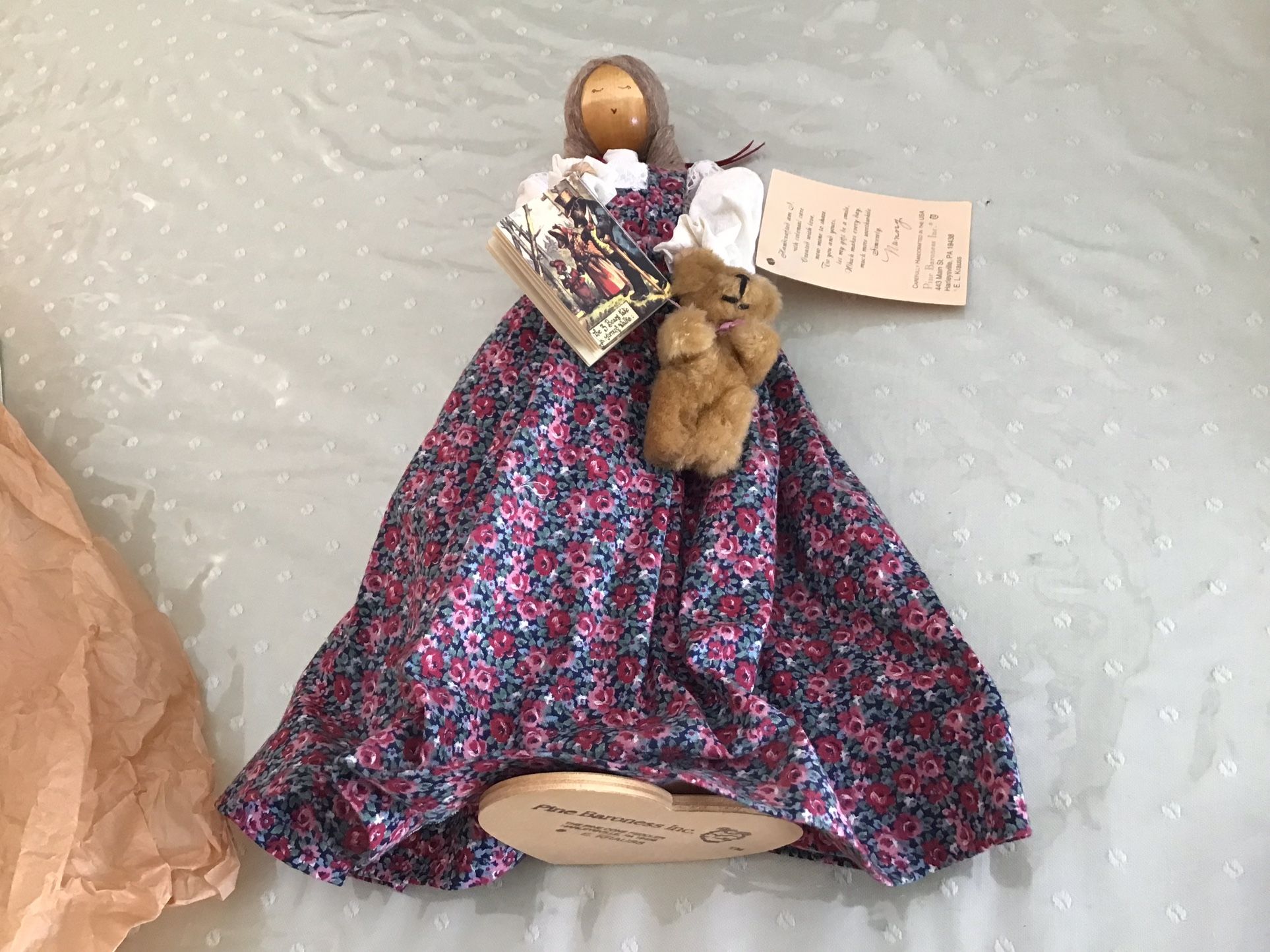 Vintage Folk Art Doll Handmade
