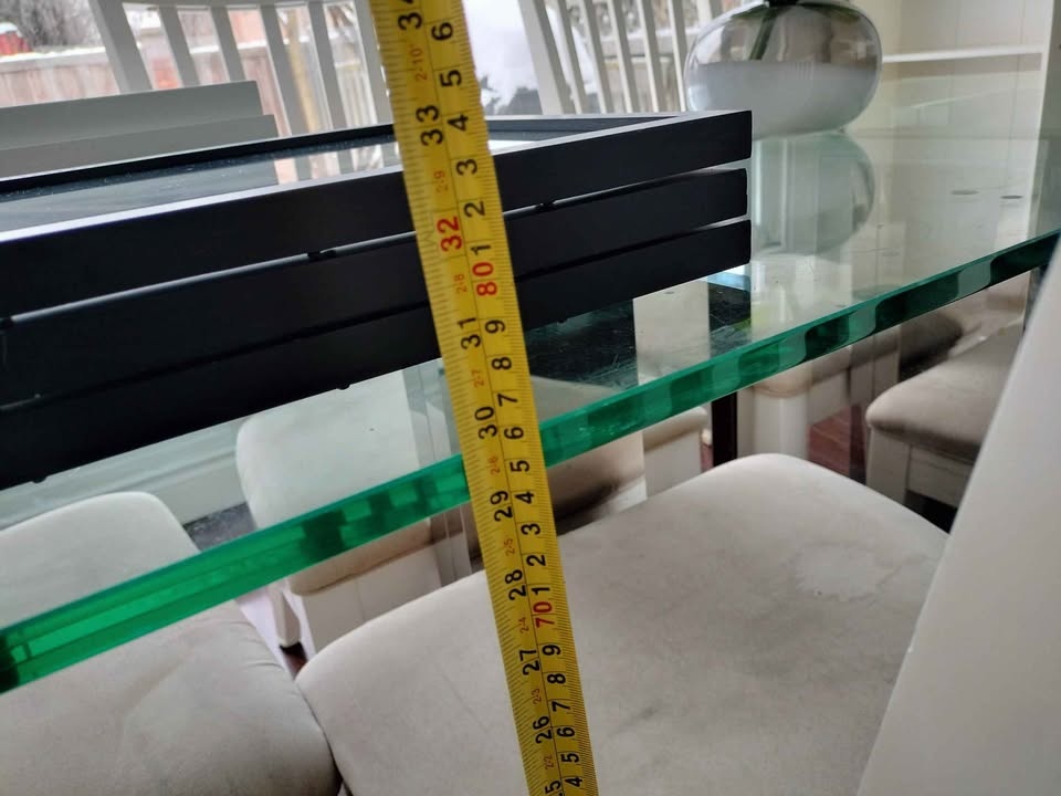 Glass Dining Table and 5 Chairs - photo 4