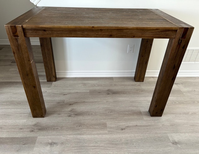 Structube Hamburg Solid Wood Acacia Bar Table - photo 2