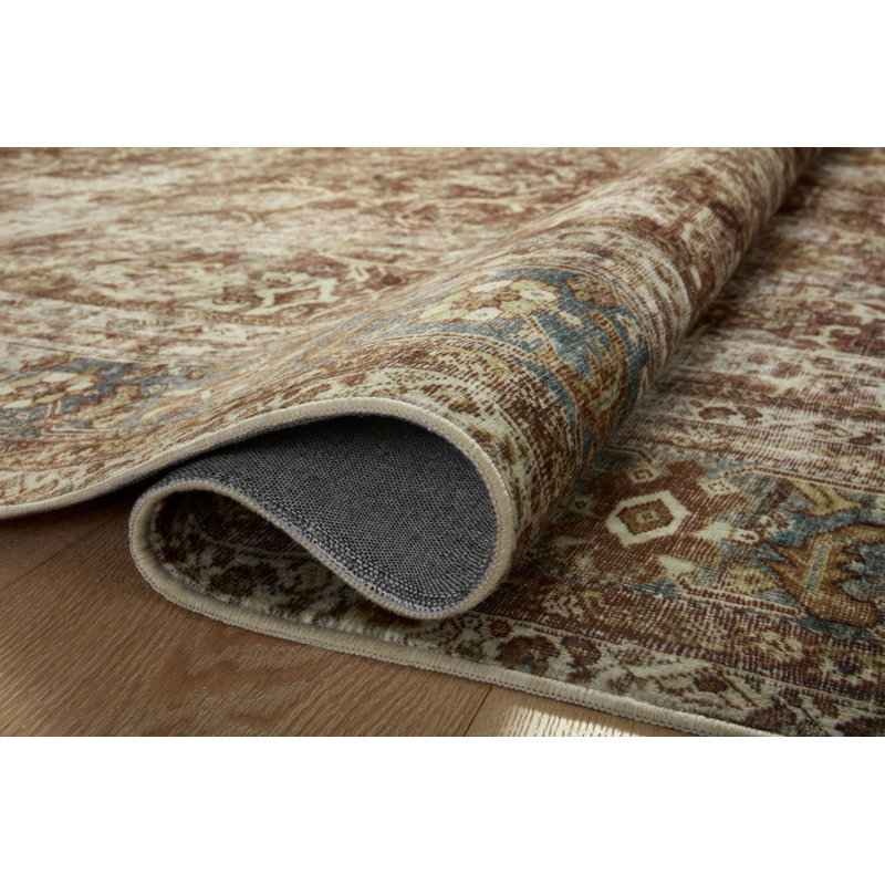 8x11 Rust/Lagoon Machine Washable Rug - Magnolia Home by Joanna - photo 2