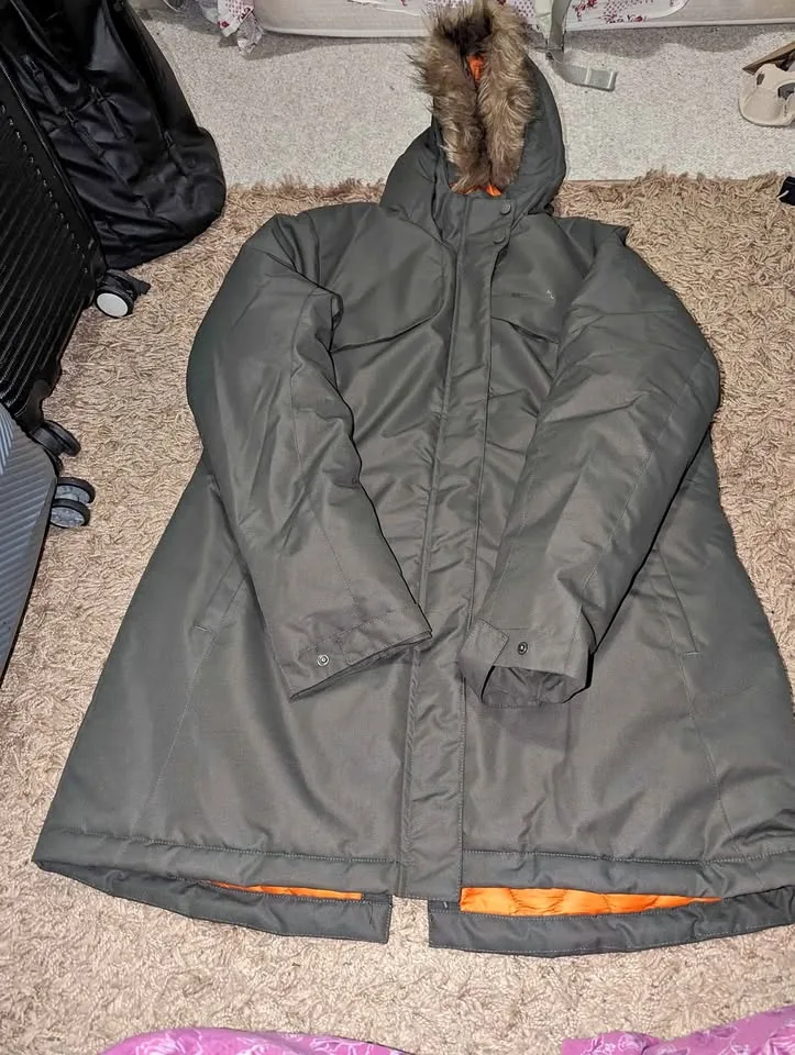 Flare Women’s Parka – Dark Green thumbnail