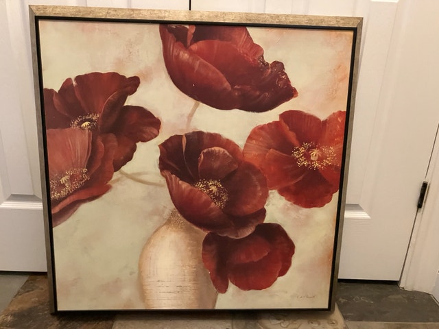 Poppies on Canvas