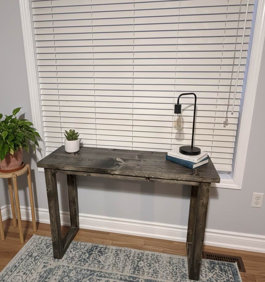 Custom Made Solid Wood Console Table