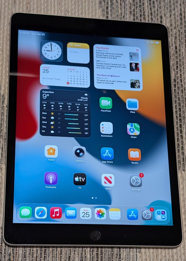 Apple iPad 9th Gen, 64GB, Mint Condition