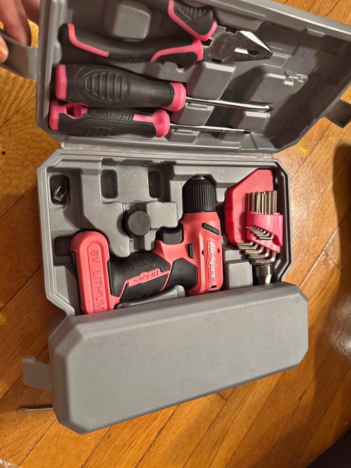 Hi-Spec Cute Pink Tool Kit with Drill – $35 (Hells Kitchen, NYC)