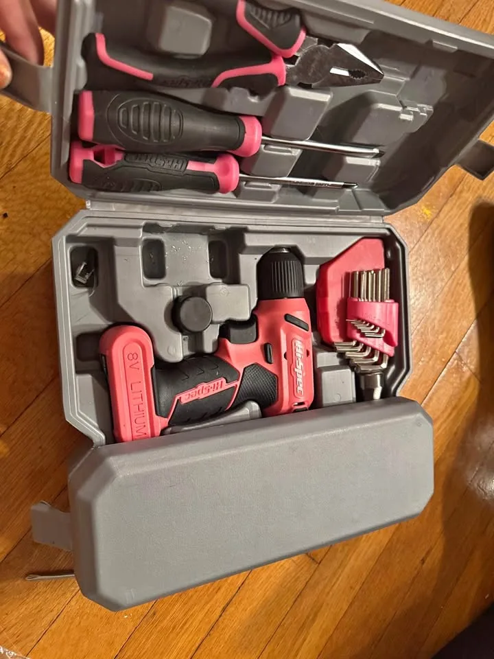 Hi-Spec Cute Pink Tool Kit with Drill – $35 (Hells Kitchen, NYC) thumbnail