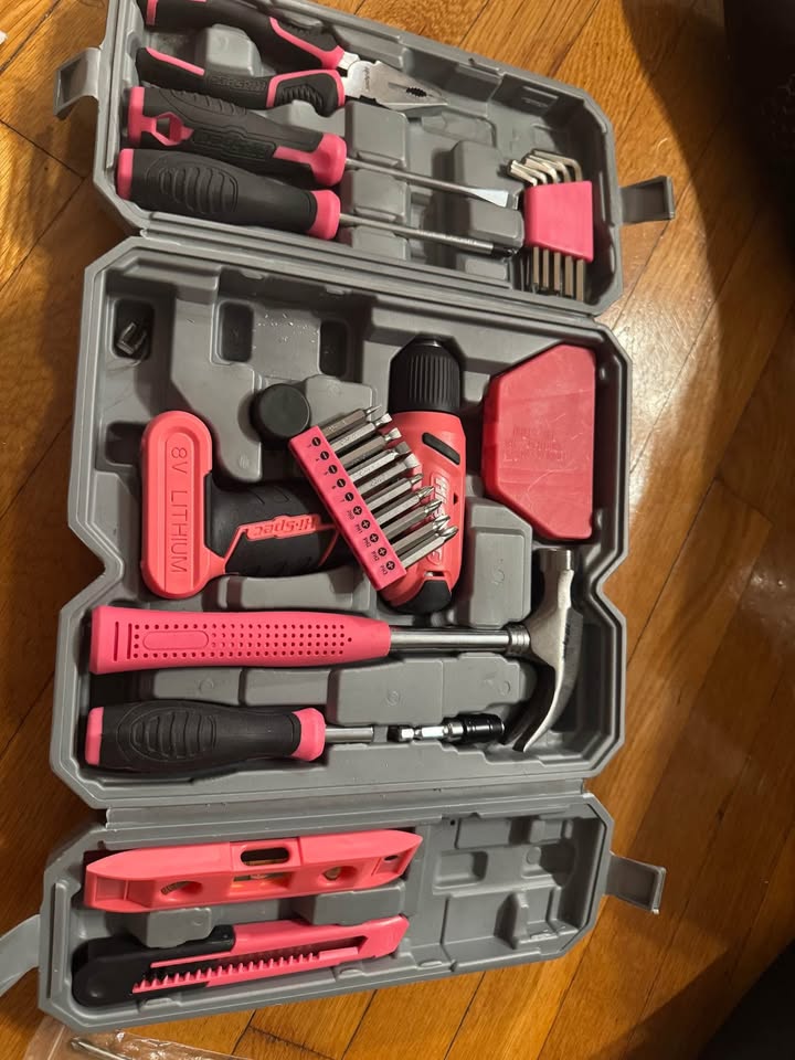 Hi-Spec Cute Pink Tool Kit with Drill – $35 (Hells Kitchen, NYC) - photo 2