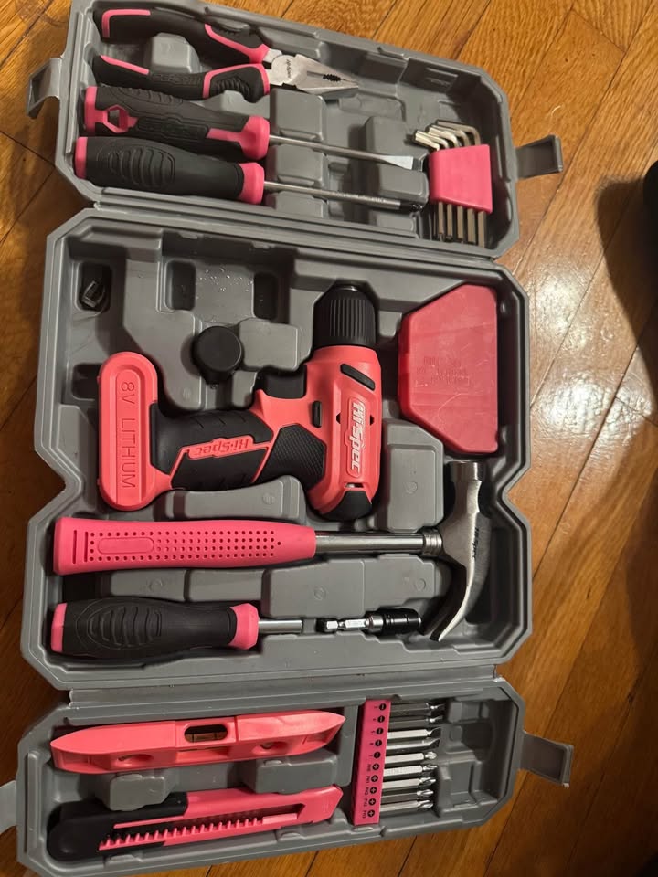 Hi-Spec Cute Pink Tool Kit with Drill – $35 (Hells Kitchen, NYC) - photo 4
