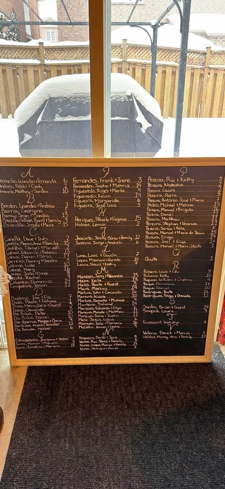 48" x 48" Wooden Wedding Chalkboard Seating Chart Sign
