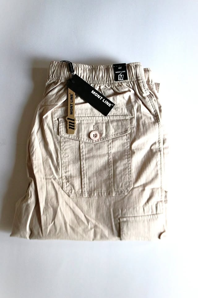 Men’s Cargo Trousers – Comfortable Everyday Wear | Beige