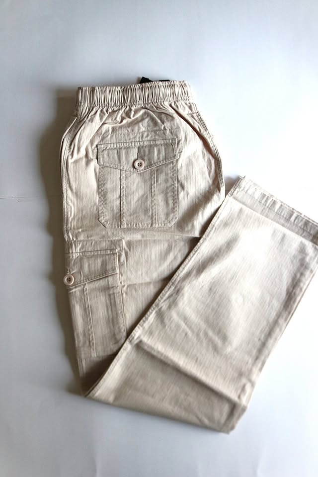 Men’s Cargo Trousers – Comfortable Everyday Wear | Beige - photo 4