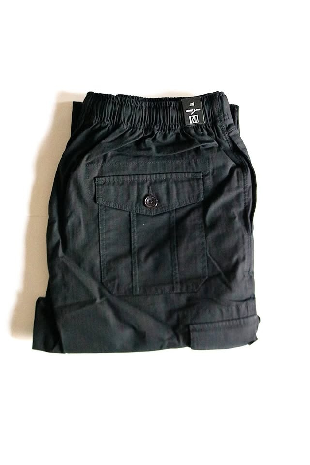 Men’s Cargo Trousers – Comfortable Everyday Wear | Black