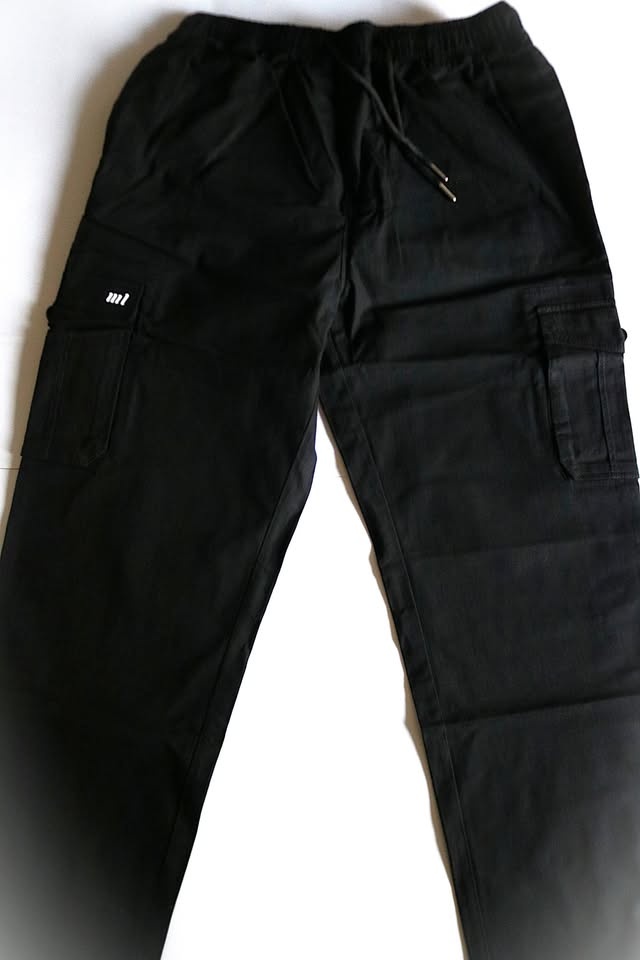 Men’s Cargo Trousers – Comfortable Everyday Wear | Black - photo 3