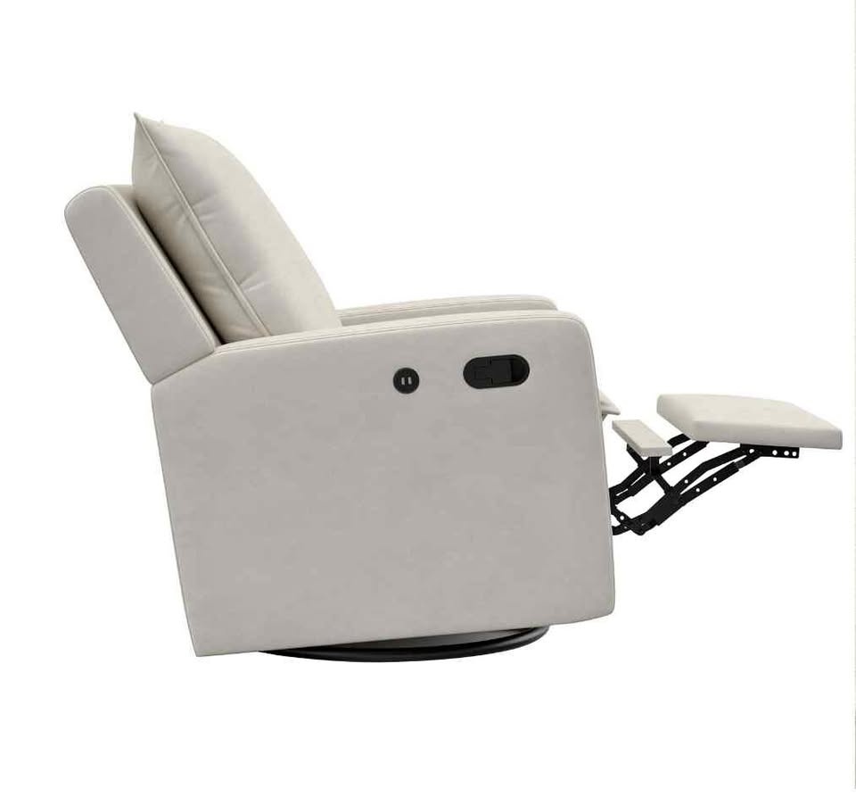 New in Box Storkcraft Timeless Recliner Glider - Ivory