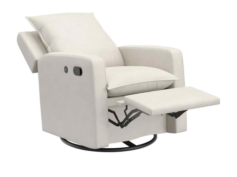 New in Box Storkcraft Timeless Recliner Glider - Ivory - photo 5