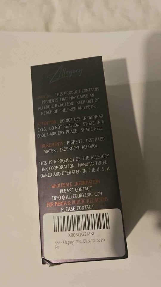 Allegory ULTRA BLACK 8oz Ink - photo 3