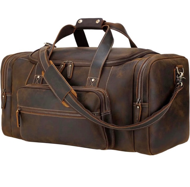 Brand New Polare 26’ Leather Duffle Bag - photo 2