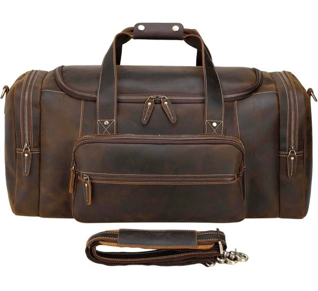 Brand New Polare 26’ Leather Duffle Bag - photo 4