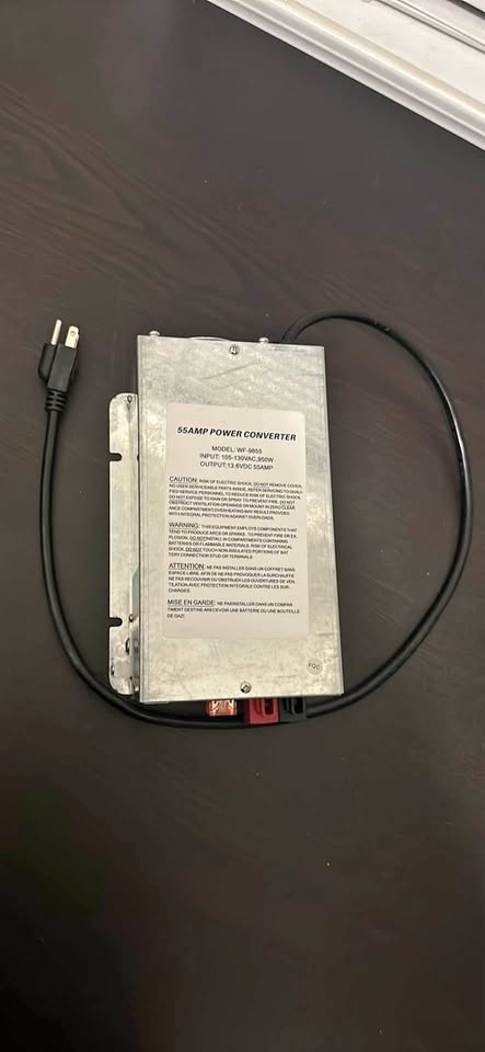 55 Amp Deck Mount RV Power Converter
