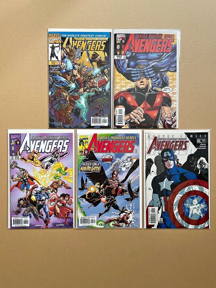 Avengers Comic Book Lot - 5 Issues for $25