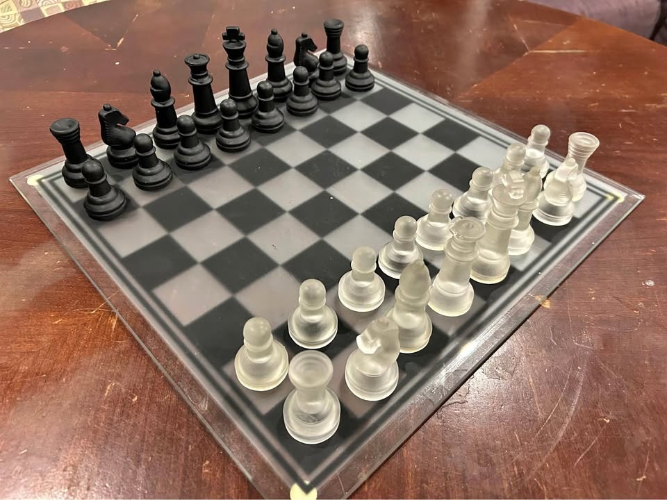 Glass Chess Set