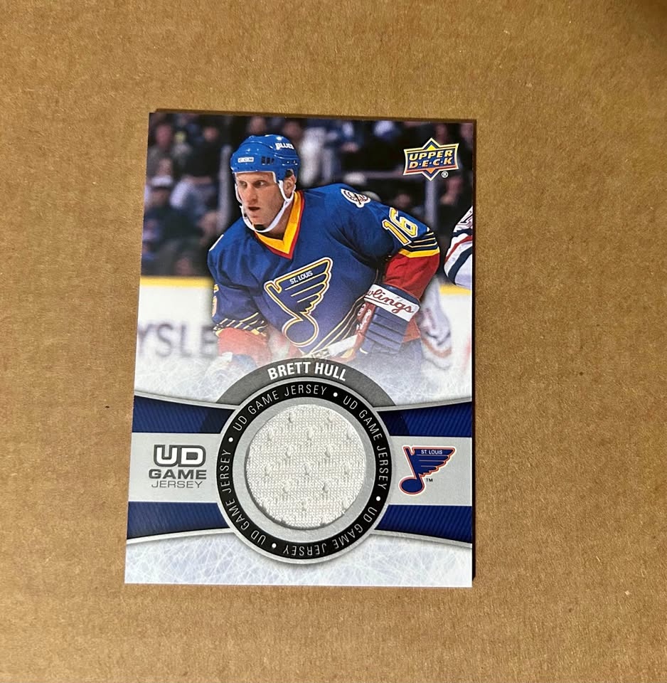 2015-16 Upper Deck Series 2 Brett Hull UD Game Jersey