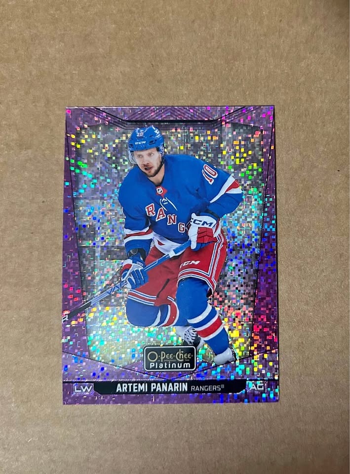 2024-25 OPC Platinum Artemi Panarin Violet Pixels /299 - NY Rang