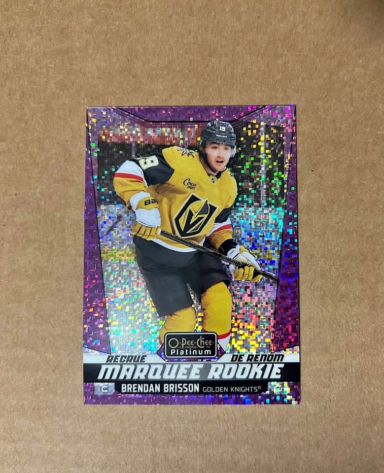 2024-25 OPC Platinum Brendan Brisson Violet Pixels Rookie /299