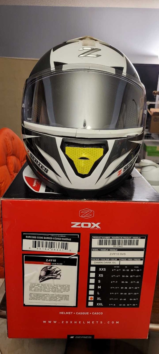 Used Zox Motorcycle Helmet