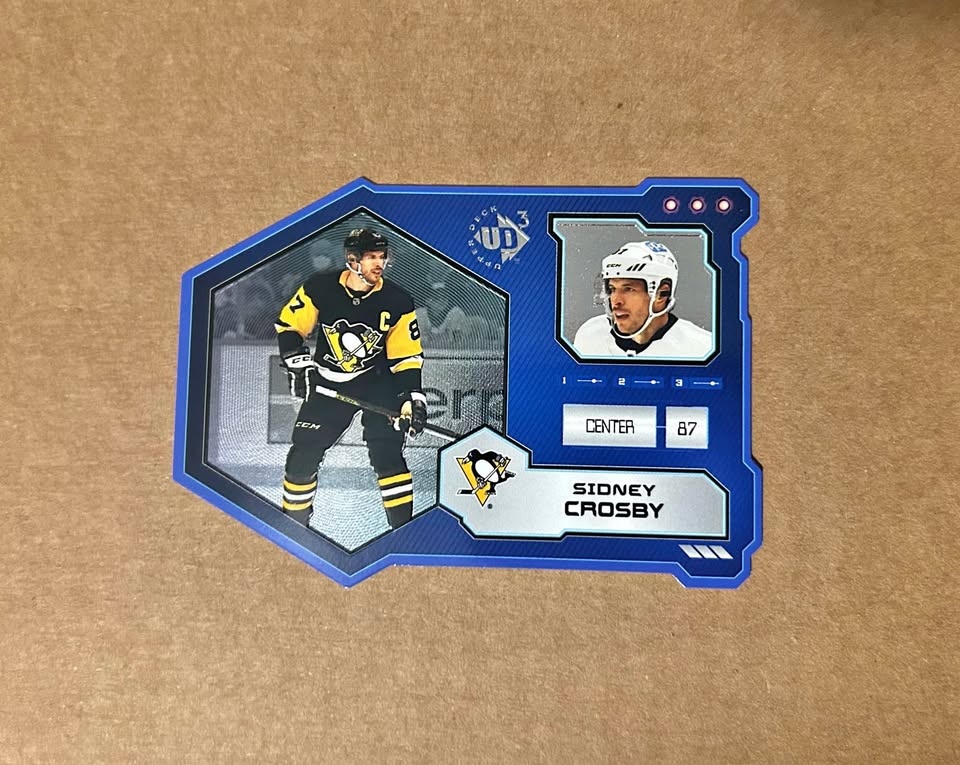 2021-22 Upper Deck Sidney Crosby UD3 Die Cut /1000
