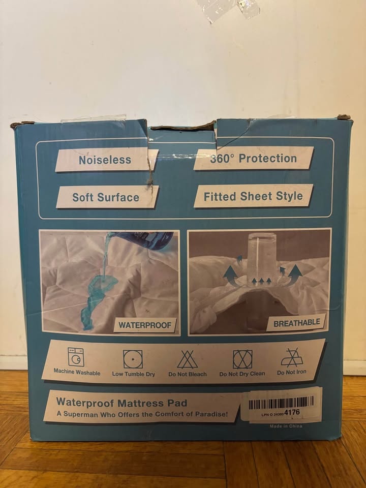 Lunsing Waterproof Queen Mattress Protector - photo 2