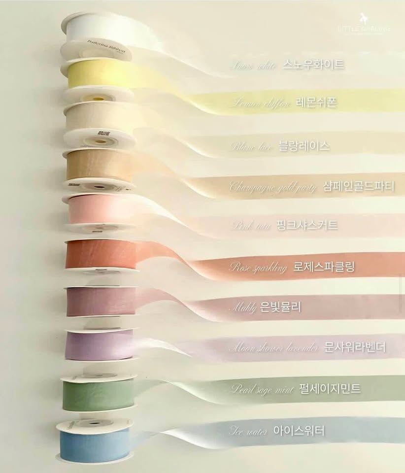 Chiffon Ribbon for Wrapping & Flower Bouquets