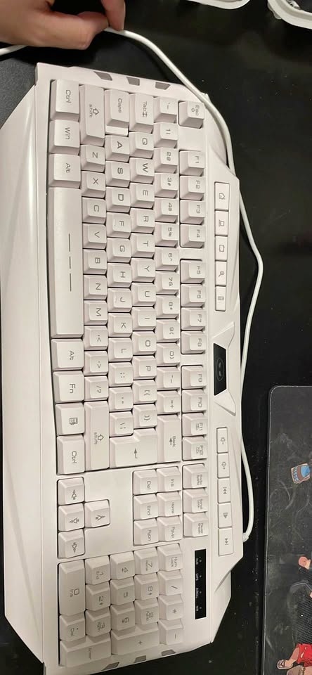 MAGEGEE GK710 White Gaming Keyboard