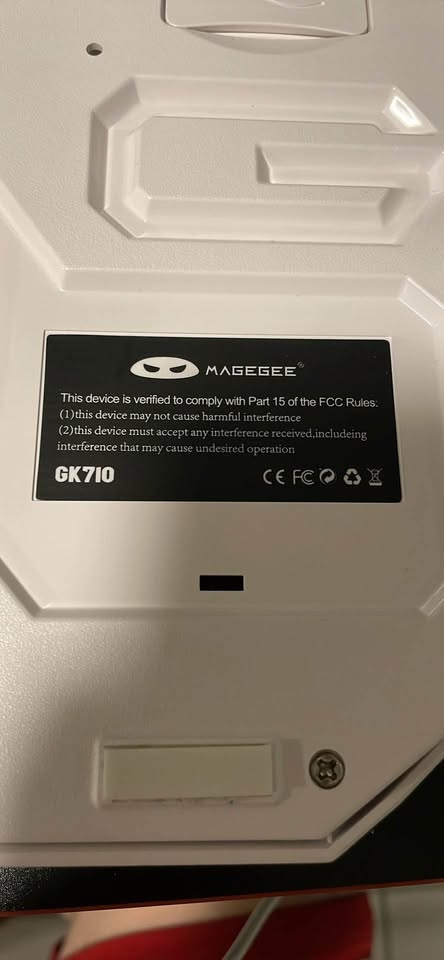 MAGEGEE GK710 White Gaming Keyboard - photo 2