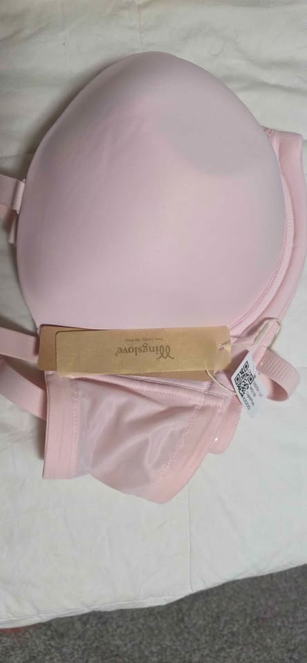 WingsLove Strapless Bra - Women's Wireless Padded Push Up (42DDD - photo 5