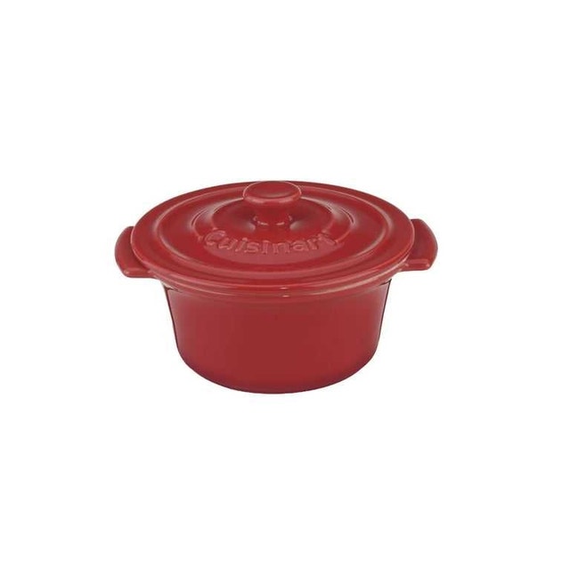 Cuisinart Chef's Ceramic Bakeware Set Of 2 Covered Cocott - photo 4