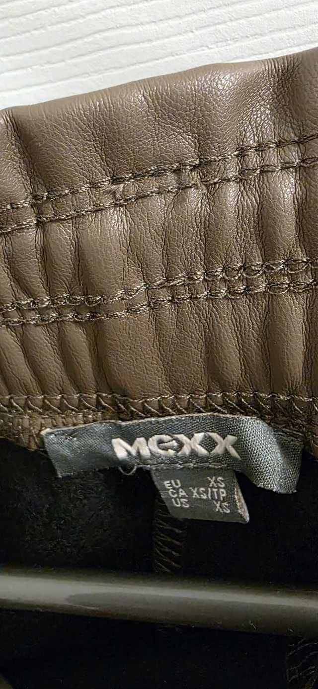 Mexx Women’s Pull-On Vegan Leather Pants, XS - photo 5