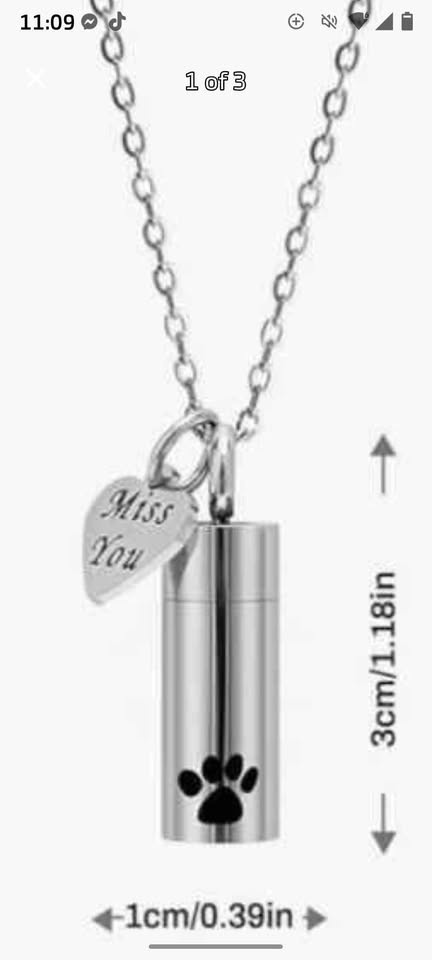 🎅GREAT STOCKING STUFFER IDEA NEW Urn Necklace for Ashes🎅 - photo 2