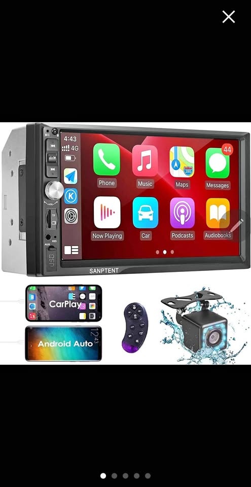 New Android Car Stereo - 7-Inch Touchscreen, Apple CarPlay/Andro
