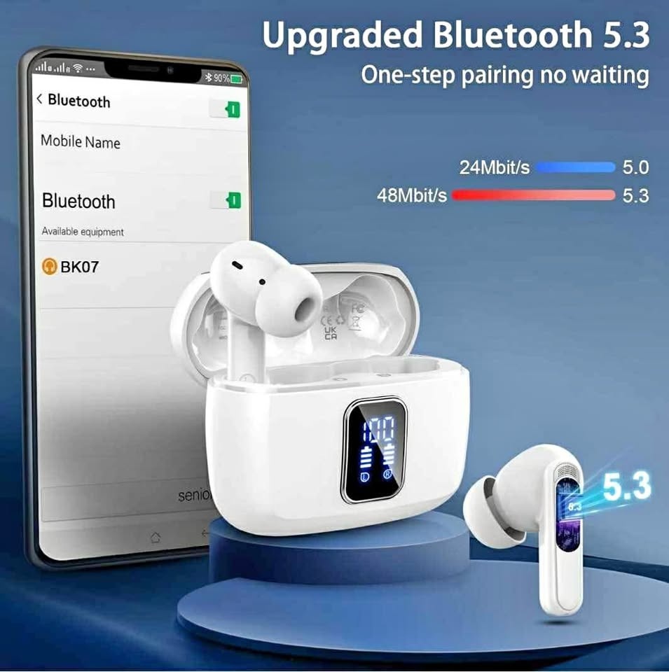 NEW Wireless Earbuds Bluetooth 5.3 HiFi Stereo