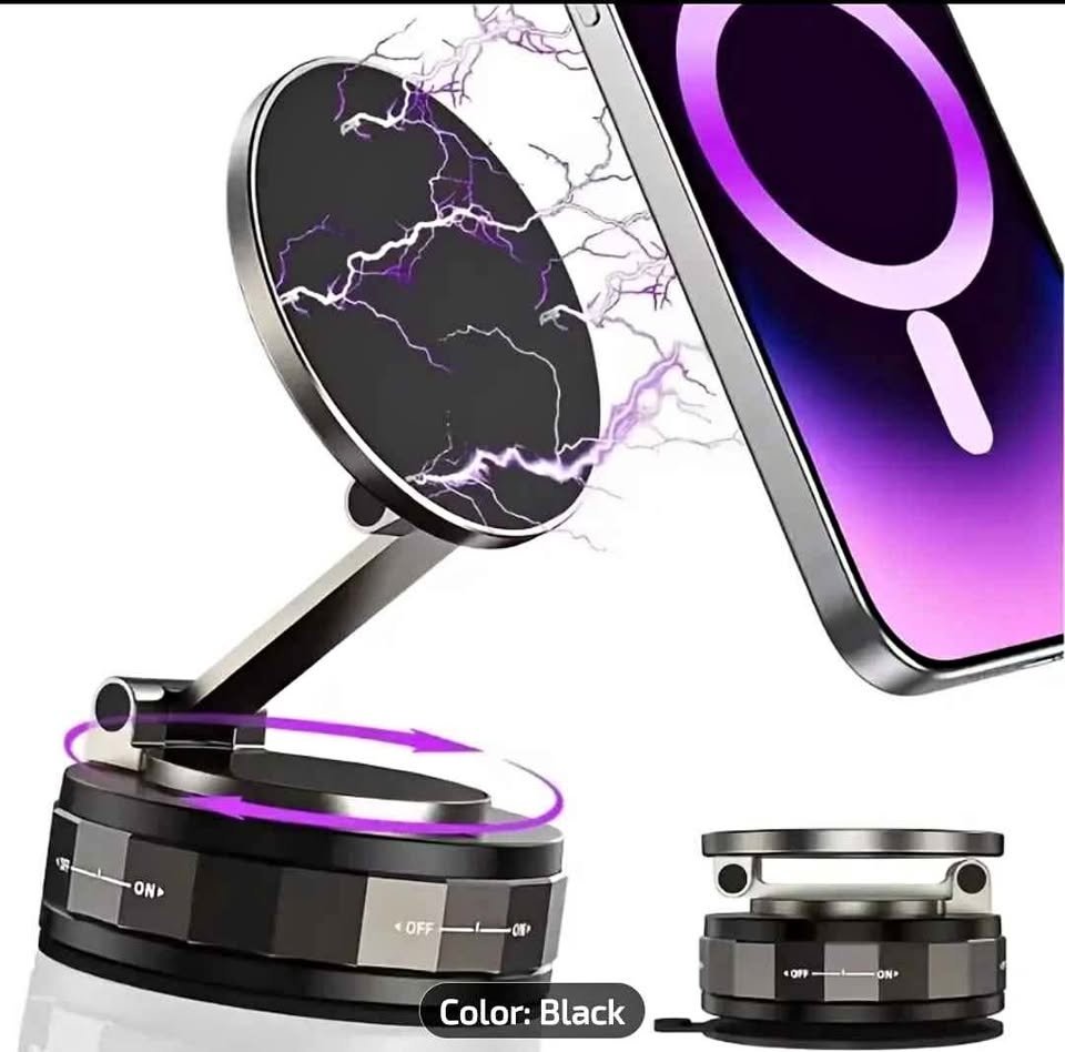 NEW Magnetic Phone Holder - Aluminum Alloy, 360° Rotating