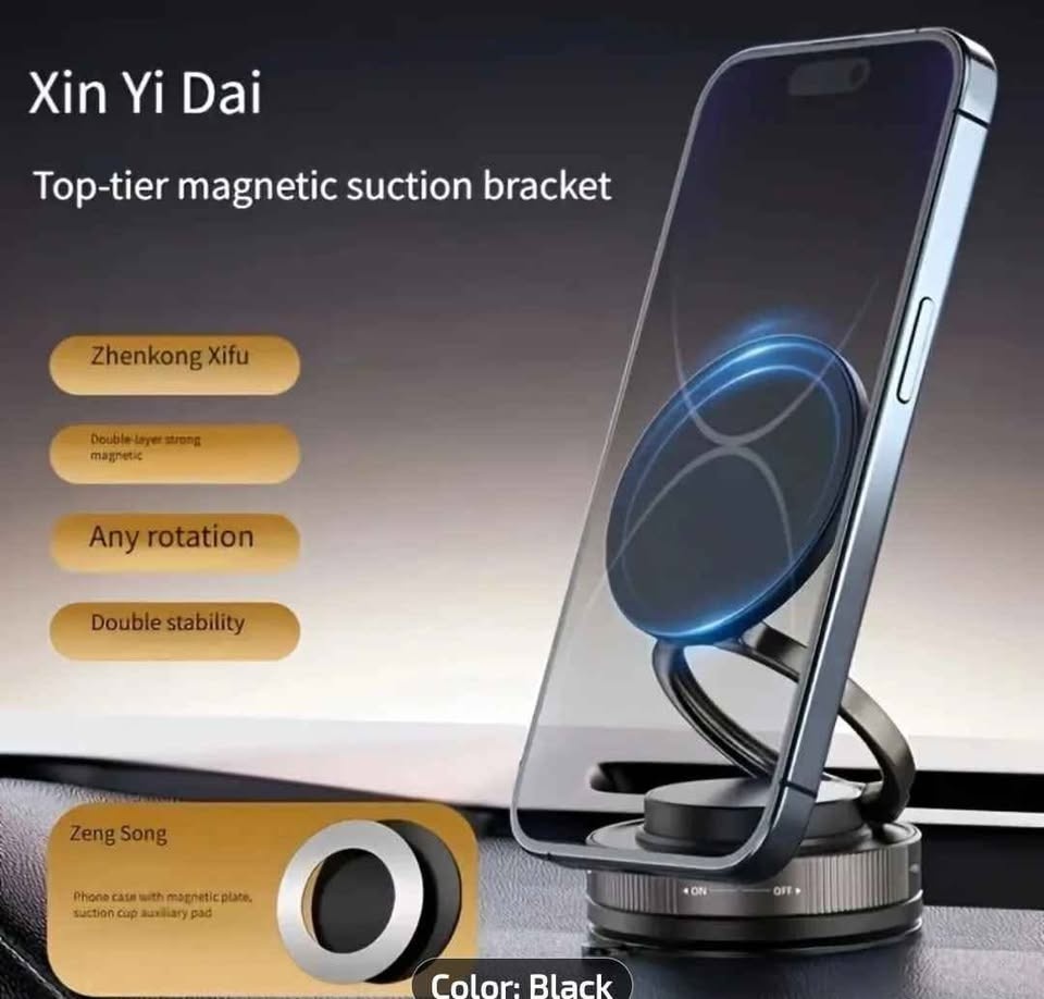 NEW Magnetic Phone Holder - Aluminum Alloy, 360° Rotating - photo 5