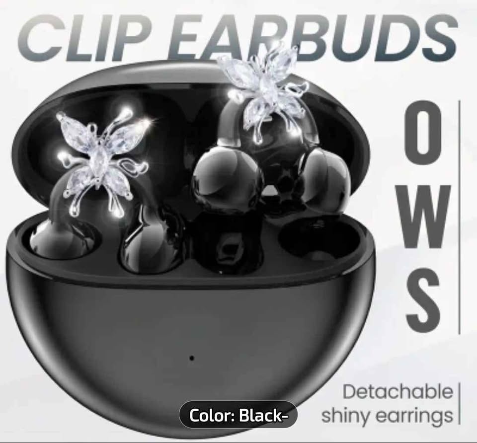 NEW SENYANG Wireless Earphones w/ Butterfly Clips - Stocking Stu - photo 2