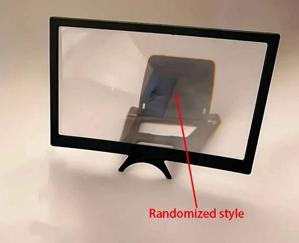 NEW 14-Inch Portable HD Projector with 3D Curved Screen Amplifie - photo 5