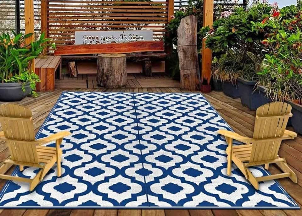 Balajees USA Outdoor Rugs - 6'x9' Patio Mats