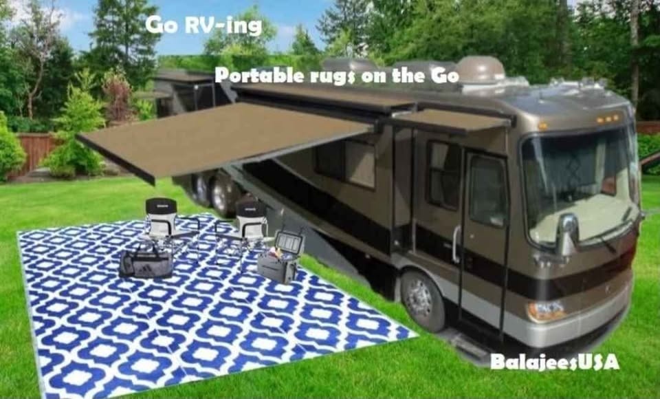 Balajees USA Outdoor Rugs - 6'x9' Patio Mats - photo 4