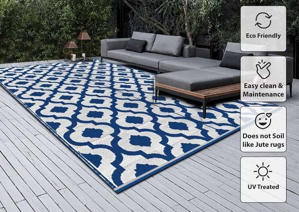Balajees USA Outdoor Rugs - 6'x9' Patio Mats - photo 5